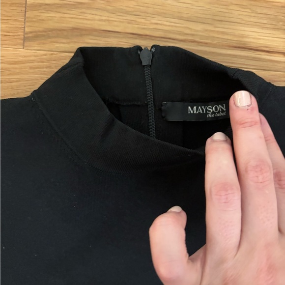 NWT Mayson the Label short sleeve turtleneck sweater - Picture 6 of 7